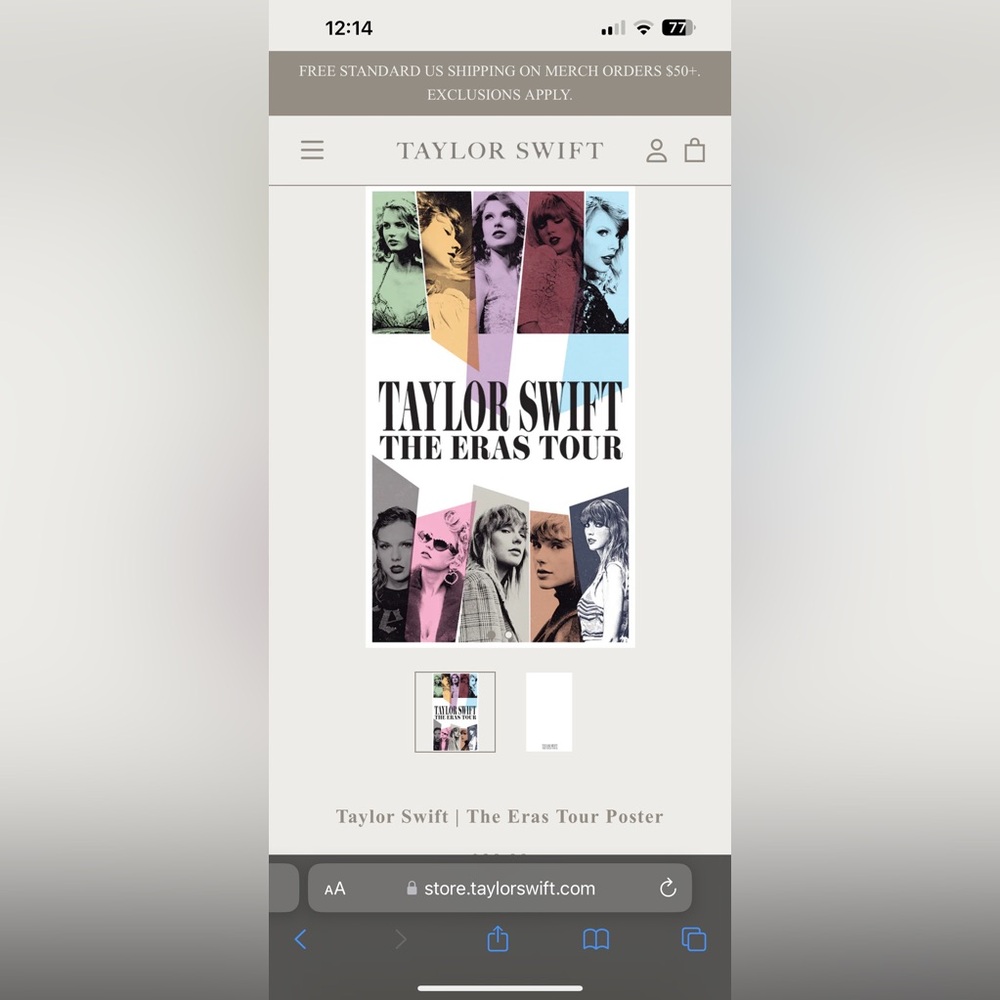 taylor swift eras poster
